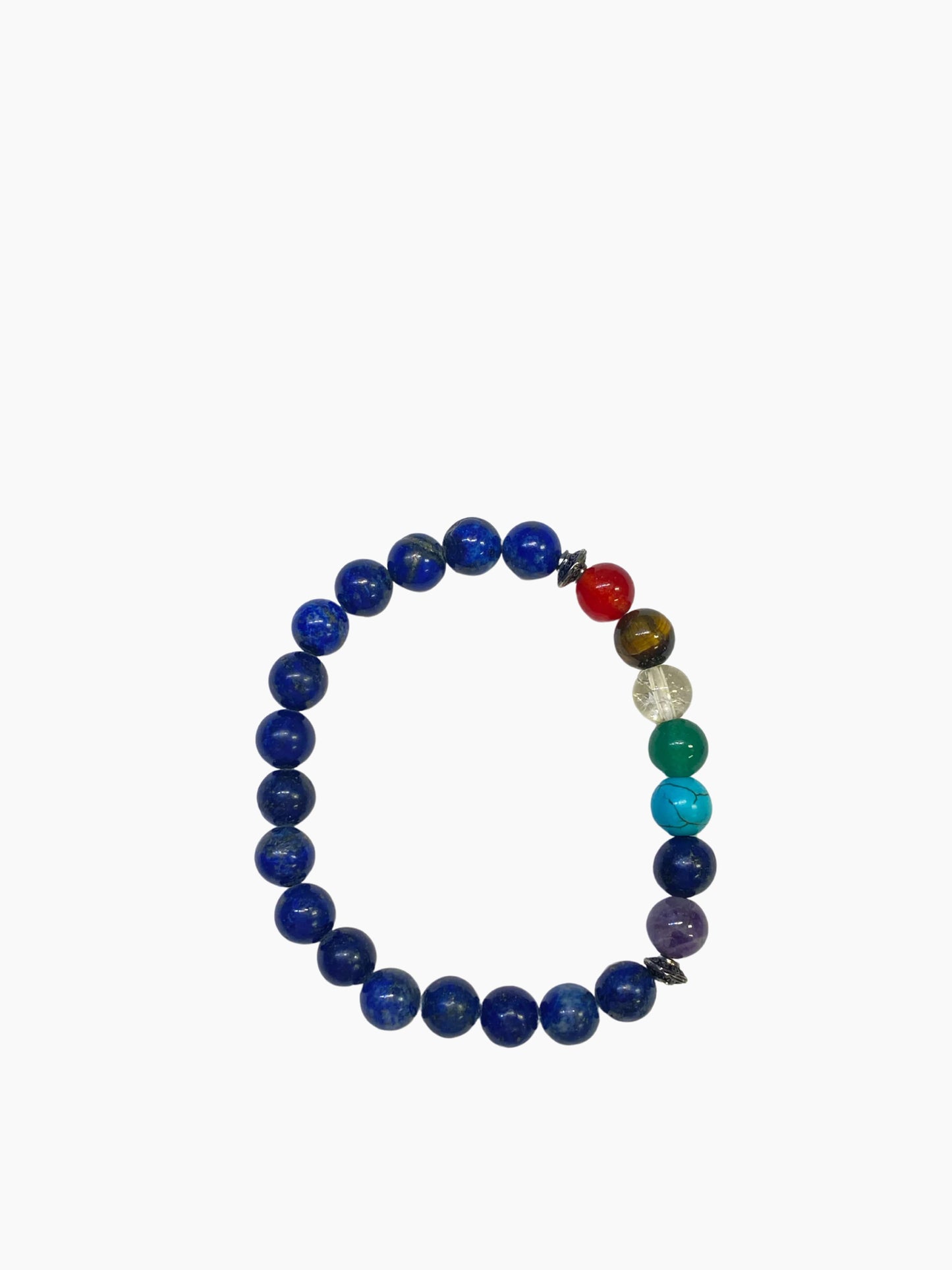 Lapis Lazuli 7 Chakra Healing Bracelet ~ Awareness, Healing, & Alignment