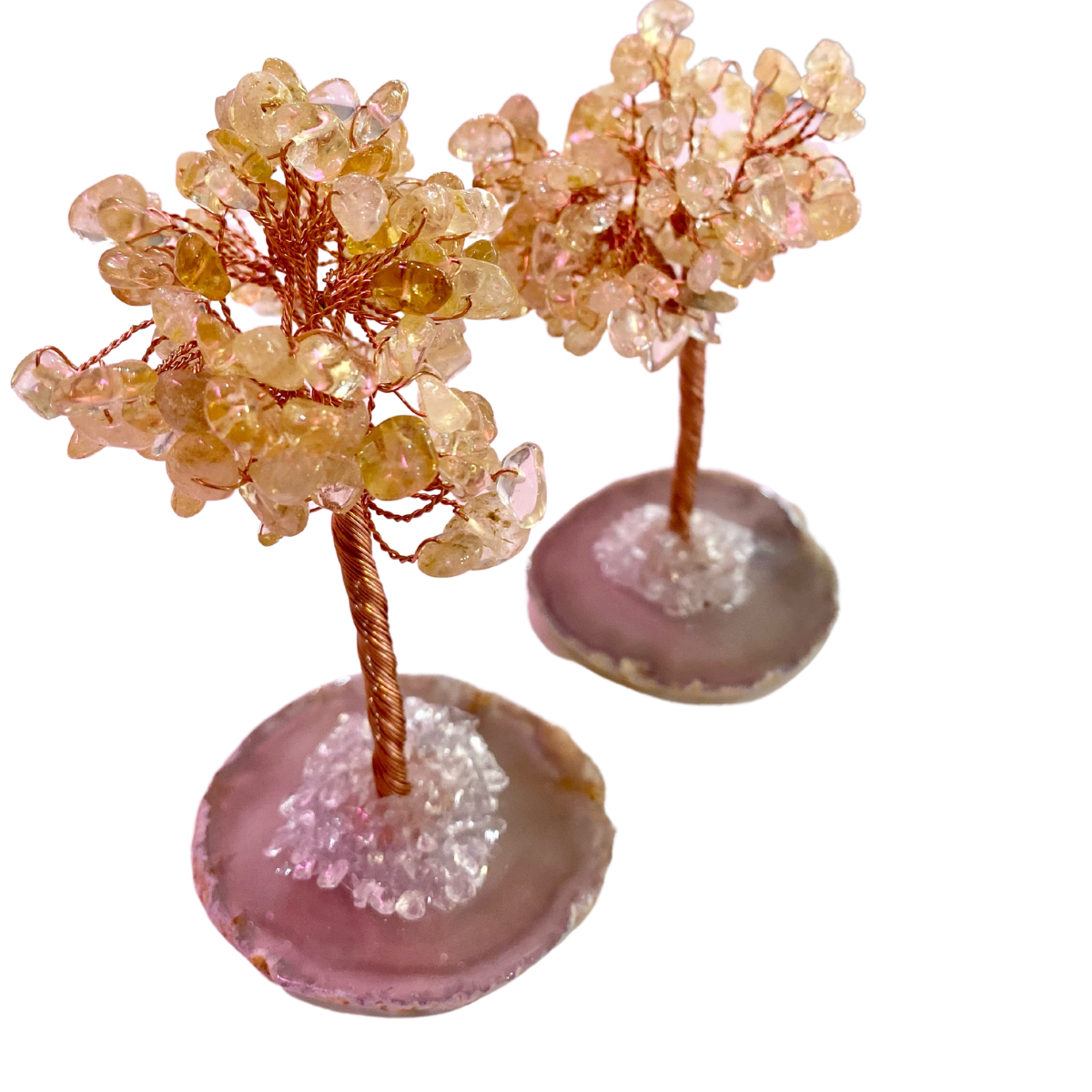 Citrine Agate Feng Shui Tree - Prosperity