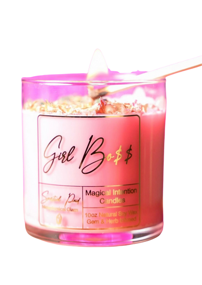 Pink Girl Boss Limited Edition Manifestation Candle- Entrepreneurship- Abundance