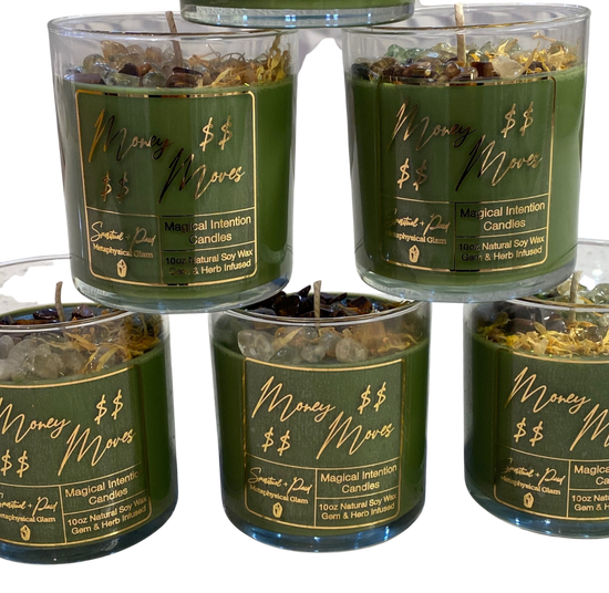 Money Moves" Limited Edition Prosperity Candle Shop Spiritual and Paid
