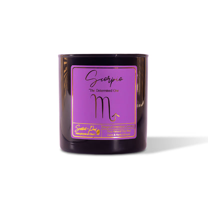 Zodiac Collection: Scorpio Energy Candle ~ The Determined One