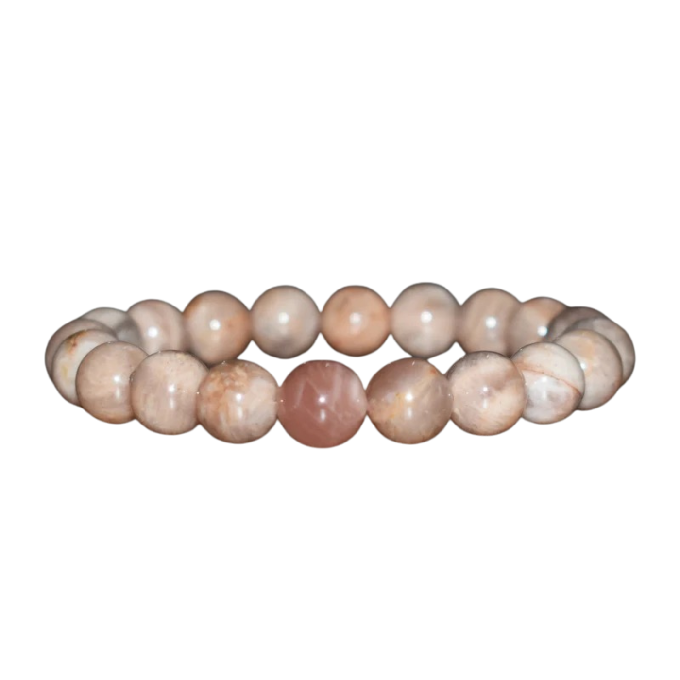 Peach Moonstone Bracelet ~ New Beginnings