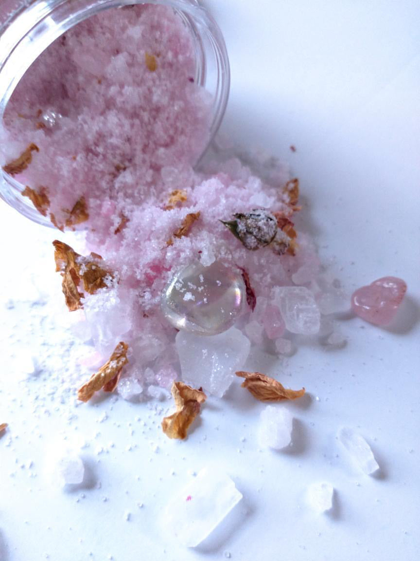 Love Spell "Self Love & Romance" Crystal Infused Bath Salt