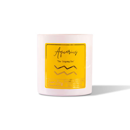 Zodiac Candle Collection: Aquarius Energy ~ The Outgoing One