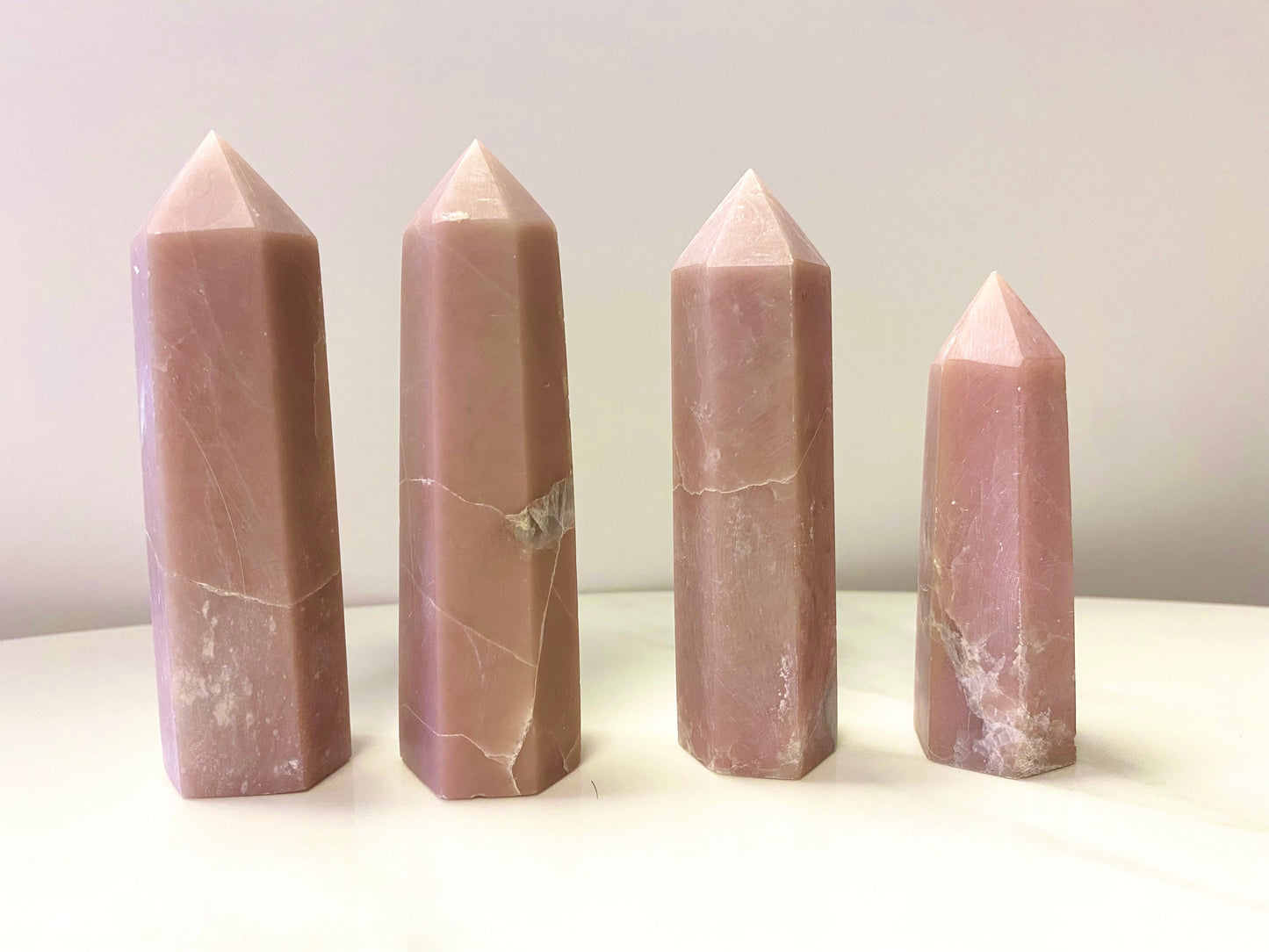 Pink Opal Tower- Compassion• Love• Heart Healing