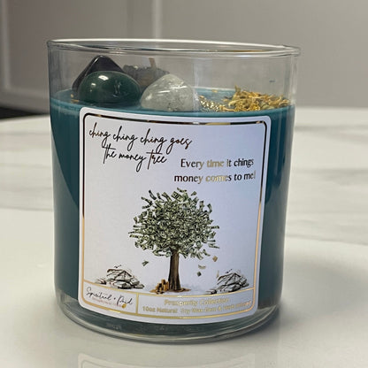 Ching Ching Goes The Money Tree- Prosperity Mantra Candle