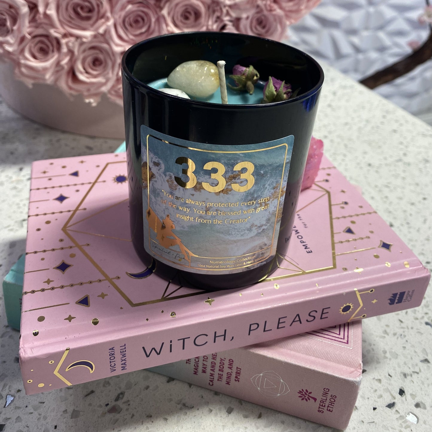 333 Angel Number Affirmation Candle