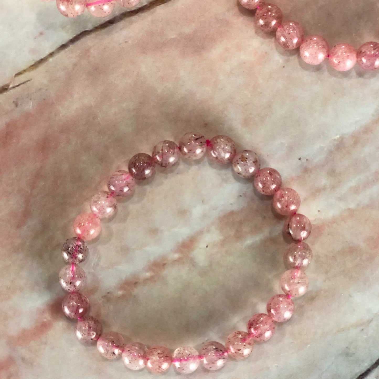 Strawberry Quartz ~ Attract Romance & Love Bracelet