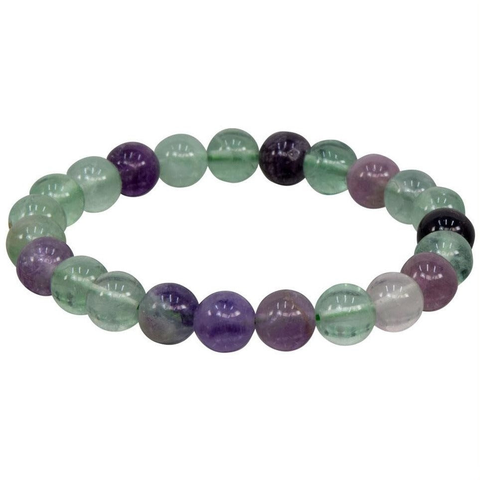 Rainbow Fluorite Bracelet ~ Positive Energy, Light, & Love