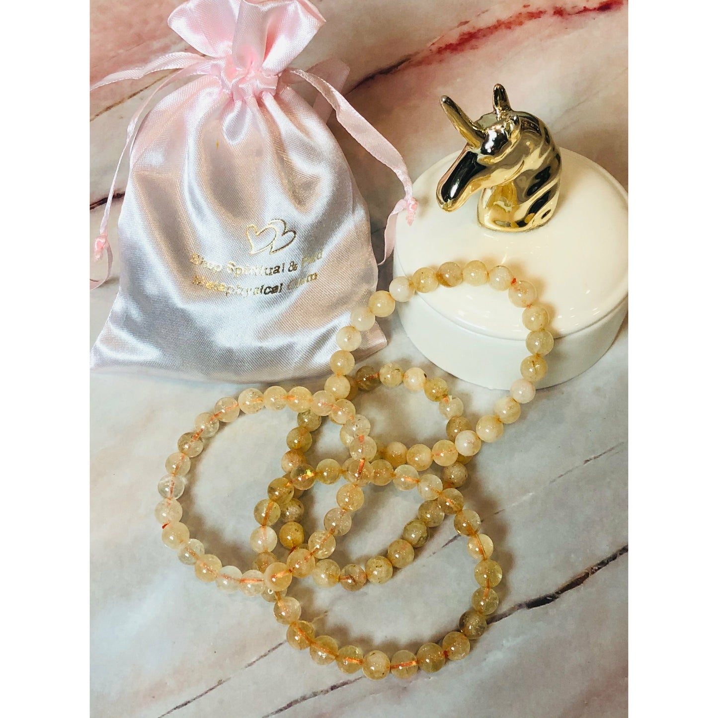 Citrine Crystal Bracelet ~ Happiness and Abundance