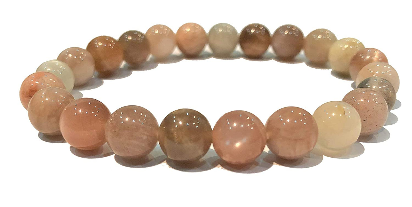 Peach Moonstone Bracelet ~ New Beginnings