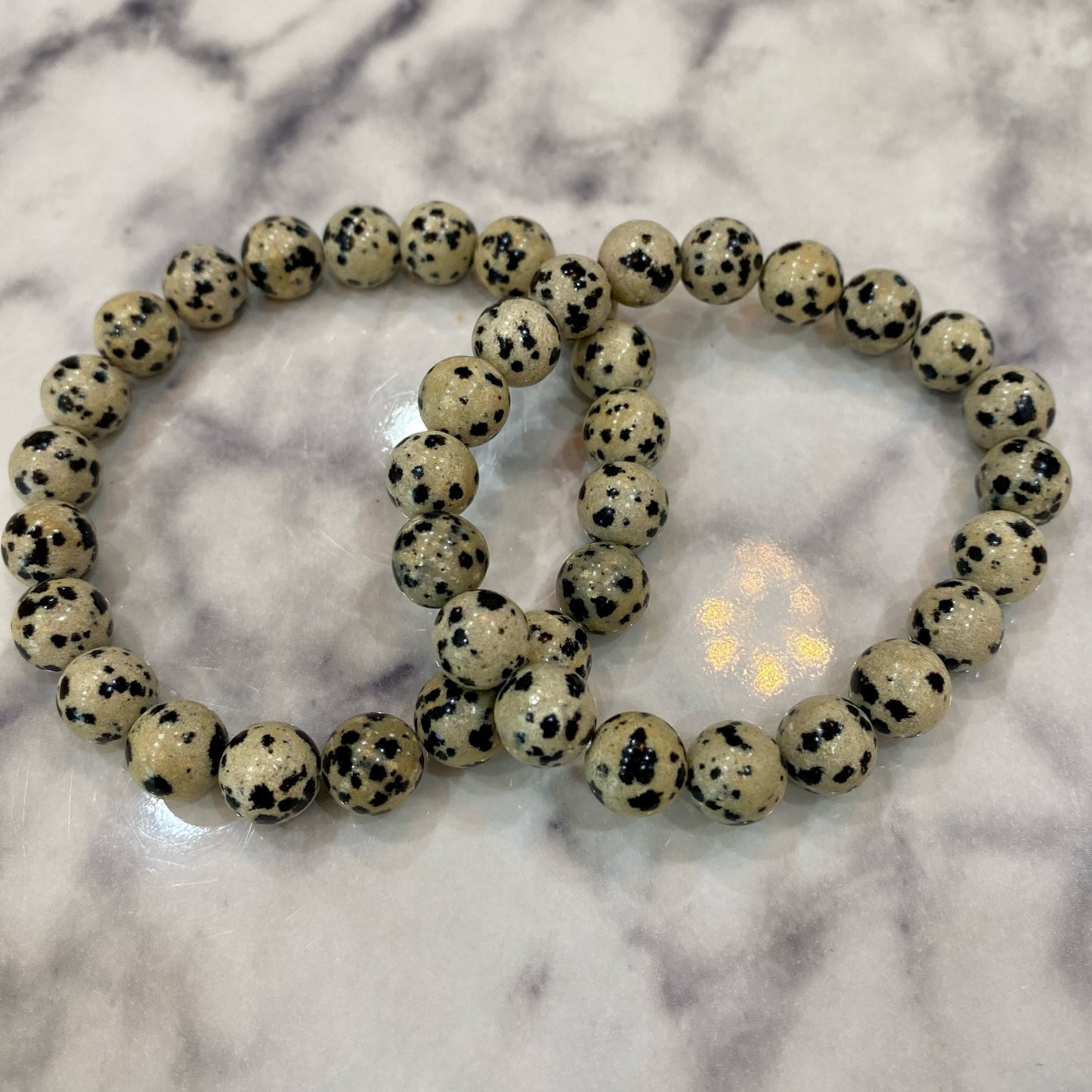 Dalmatian Jasper Bracelet• Protection• Courage