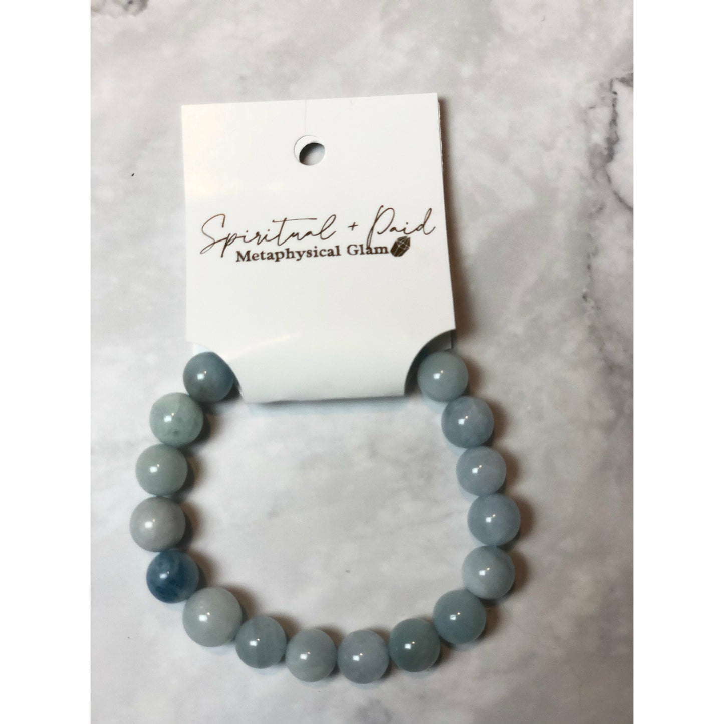 Aquamarine Bracelet ~ Good Luck & Protection