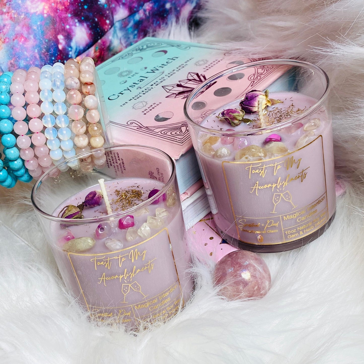 Exclusive Toast To My Accomplishments Celebration Manifestation Candle