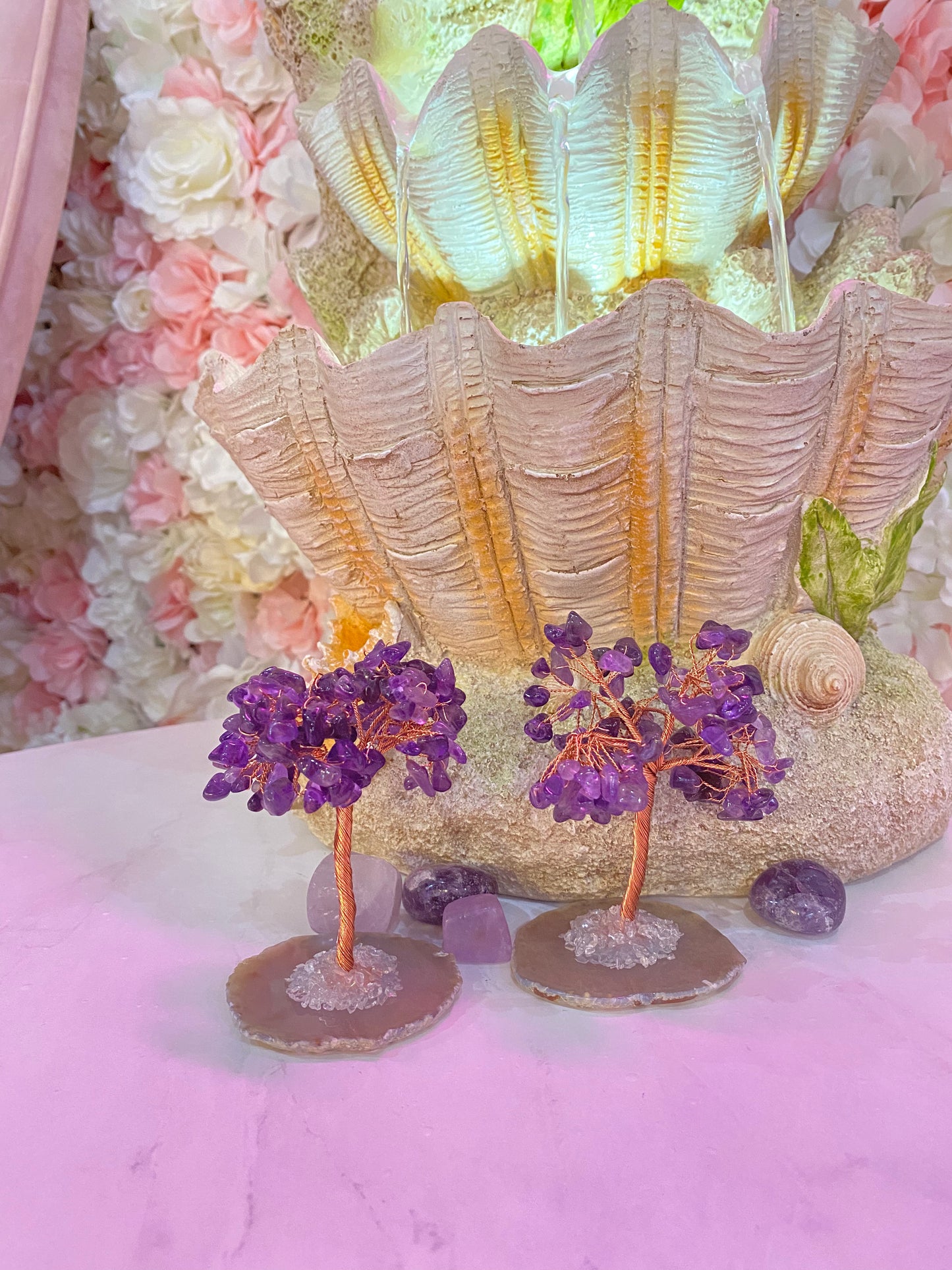 Amethyst Agate Feng Shui Tree - Protection