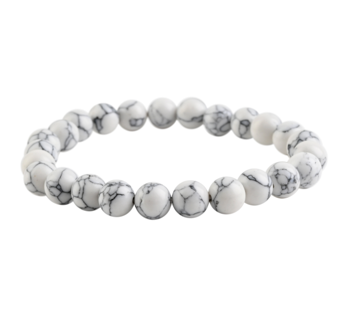 Howlite Bracelet - Healing Crystal Bracelets – Lia Lubiana
