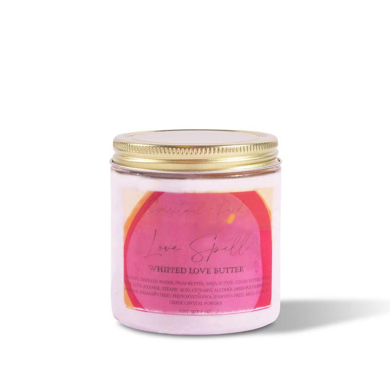 Love Spell Crystal Infused "Self love and Romance" Butter