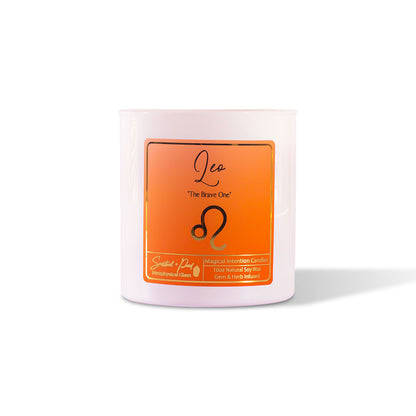 Zodiac Collection: Leo Energy Candle ~ The Brave One