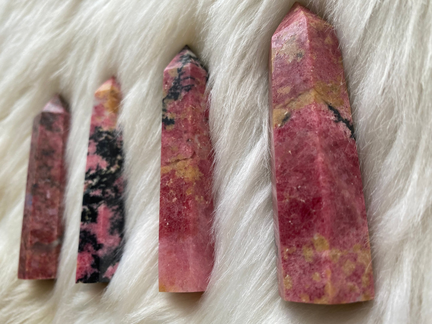 Rhodonite Tower ~ Emotional Healing, Compassion, & Growth